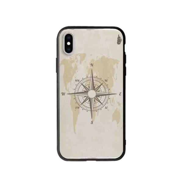 Coque Pour iPhone XS Max Boussole Nautique - Coque Wiqeo 10€-15€, Estelle Adam, Illustration, iPhone XS Max Wiqeo, Déstockeur de Coques Pour iPhone