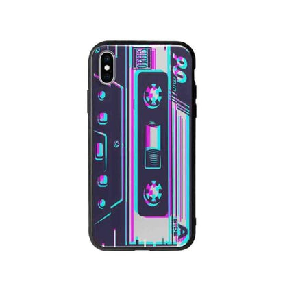 Coque Pour iPhone XS Max Cassette Glitché - Coque Wiqeo 10€-15€, Estelle Adam, Illustration, iPhone XS Max Wiqeo, Déstockeur de Coques Pour iPhone