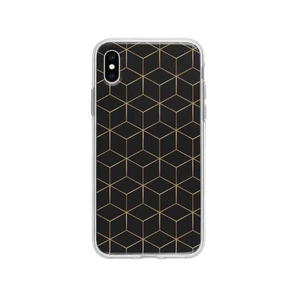 Coque Pour iPhone XS Max Cubes et Hexagones - Coque Wiqeo 10€-15€, Estelle Adam, iPhone XS Max, Motif Wiqeo, Déstockeur de Coques Pour iPhone