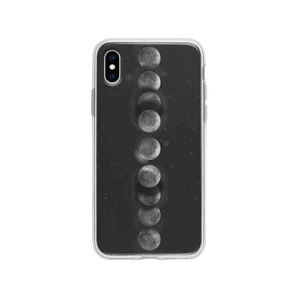 Coque Pour iPhone XS Max Éclipse Lunaire - Coque Wiqeo 10€-15€, Estelle Adam, Illustration, iPhone XS Max Wiqeo, Déstockeur de Coques Pour iPhone