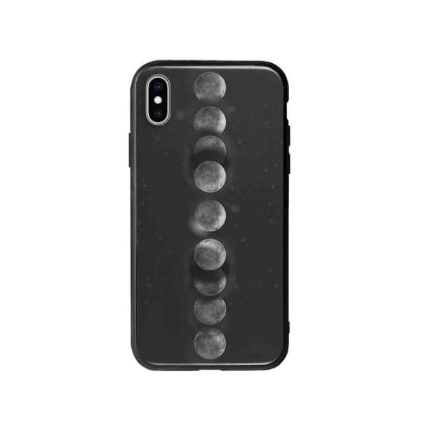 Coque Pour iPhone XS Max Éclipse Lunaire - Coque Wiqeo 10€-15€, Estelle Adam, Illustration, iPhone XS Max Wiqeo, Déstockeur de Coques Pour iPhone