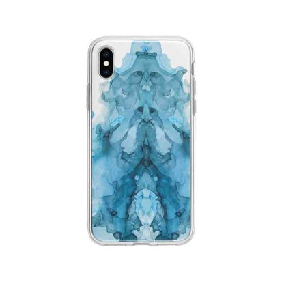 Coque Pour iPhone XS Max Encre Bleu - Coque Wiqeo 10€-15€, Estelle Adam, iPhone XS Max, Motif Wiqeo, Déstockeur de Coques Pour iPhone