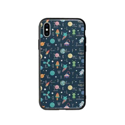 Coque Pour iPhone XS Max Espace Alphabet - Coque Wiqeo 10€-15€, Estelle Adam, Illustration, iPhone XS Max, Motif Wiqeo, Déstockeur de Coques Pour iPhone