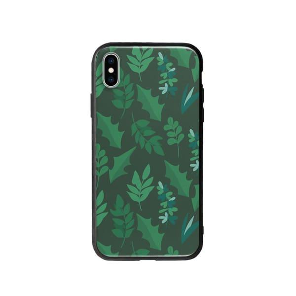 Coque Pour iPhone XS Max Feuilles d'hiver - Coque Wiqeo 10€-15€, Estelle Adam, Feuilles, iPhone XS Max, Motif Wiqeo, Déstockeur de Coques Pour iPhone