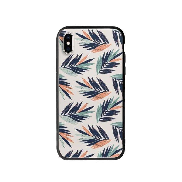 Coque Pour iPhone XS Max Feuilles Tropicales - Coque Wiqeo 10€-15€, Estelle Adam, Feuilles, iPhone XS Max, Motif Wiqeo, Déstockeur de Coques Pour iPhone