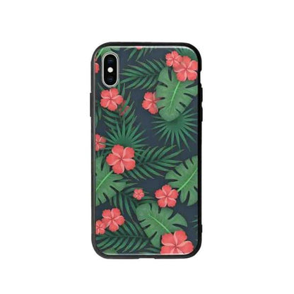 Coque Pour iPhone XS Max Flore Exotique - Coque Wiqeo 10€-15€, Estelle Adam, Feuilles, Fleur, iPhone XS Max, Motif Wiqeo, Déstockeur de Coques Pour iPhone