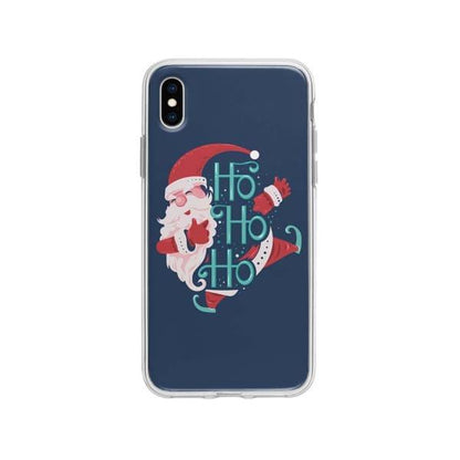 Coque Pour iPhone XS Max Ho Ho Ho Père Noël - Coque Wiqeo 10€-15€, Estelle Adam, iPhone XS Max, Motif, Noël Wiqeo, Déstockeur de Coques Pour iPhone