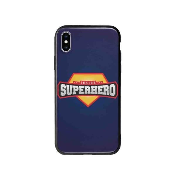 Coque Pour iPhone XS Max "Inside Superhero" - Coque Wiqeo 10€-15€, Estelle Adam, Illustration, iPhone XS Max Wiqeo, Déstockeur de Coques Pour iPhone