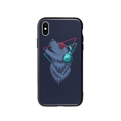 Coque Pour iPhone XS Max Loup Extatique - Coque Wiqeo 10€-15€, Estelle Adam, Illustration, iPhone XS Max, Motif Wiqeo, Déstockeur de Coques Pour iPhone