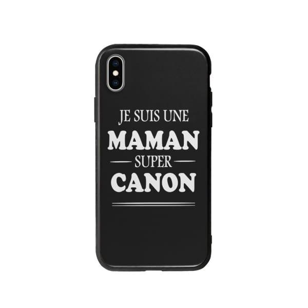 Coque Pour iPhone XS Max "Maman Canon" - Coque Wiqeo 10€-15€, Géraud Fournier, iPhone XS Max, Mignon Wiqeo, Déstockeur de Coques Pour iPhone