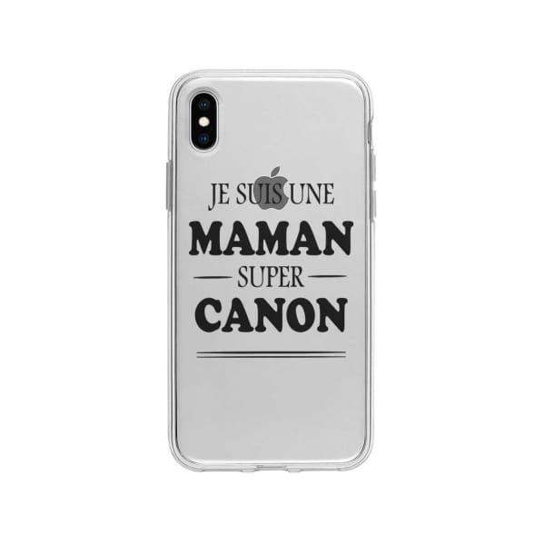 Coque Pour iPhone XS Max "Maman Canon" - Coque Wiqeo 10€-15€, Géraud Fournier, iPhone XS Max, Mignon Wiqeo, Déstockeur de Coques Pour iPhone