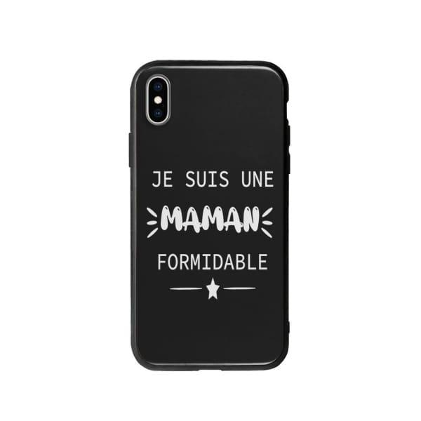 Coque Pour iPhone XS Max "Maman Formidable" - Coque Wiqeo 10€-15€, Géraud Fournier, iPhone XS Max, Mignon Wiqeo, Déstockeur de Coques Pour iPhone