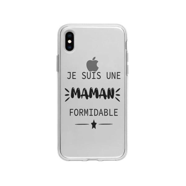 Coque Pour iPhone XS Max "Maman Formidable" - Coque Wiqeo 10€-15€, Géraud Fournier, iPhone XS Max, Mignon Wiqeo, Déstockeur de Coques Pour iPhone