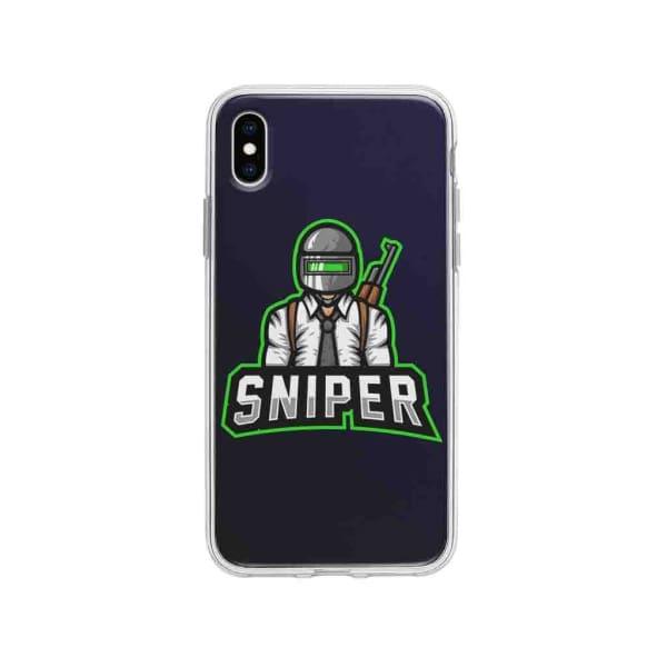 Coque Pour iPhone XS Max Mascotte Sniper - Coque Wiqeo 10€-15€, Estelle Adam, Illustration, iPhone XS Max Wiqeo, Déstockeur de Coques Pour iPhone