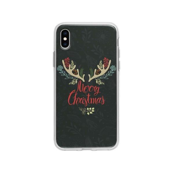 Coque Pour iPhone XS Max "Merry Christmas" - Coque Wiqeo 10€-15€, Estelle Adam, Illustration, iPhone XS Max Wiqeo, Déstockeur de Coques Pour iPhone