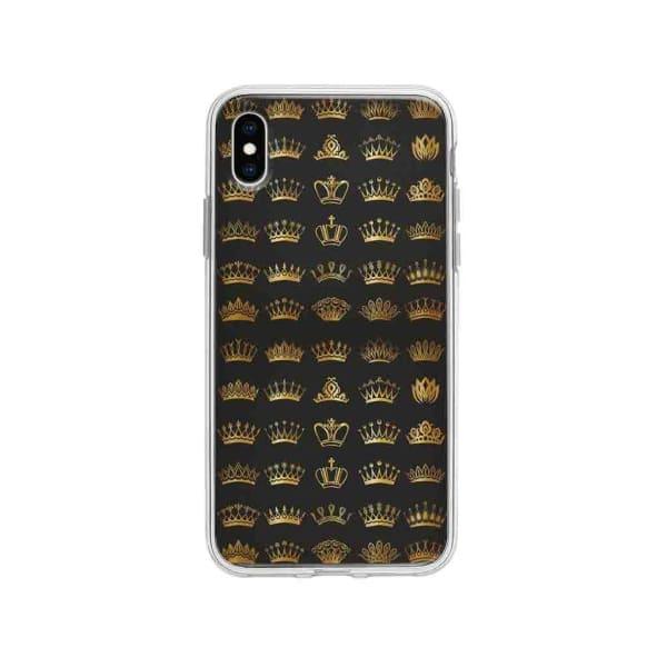 Coque Pour iPhone XS Max Motif Couronnes - Coque Wiqeo 10€-15€, Estelle Adam, iPhone XS Max, Motif Wiqeo, Déstockeur de Coques Pour iPhone