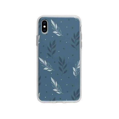 Coque Pour iPhone XS Max Motif Floral - Coque Wiqeo 10€-15€, Estelle Adam, Feuilles, iPhone XS Max, Motif Wiqeo, Déstockeur de Coques Pour iPhone