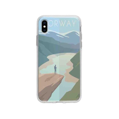 Coque Pour iPhone XS Max Norvège - Coque Wiqeo 10€-15€, Illustration, iPhone XS Max, Robert Guillory, Voyage Wiqeo, Déstockeur de Coques Pour iPhone