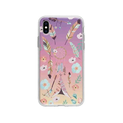 Coque Pour iPhone XS Max Ornements Boho - Coque Wiqeo 10€-15€, Estelle Adam, Illustration, iPhone XS Max Wiqeo, Déstockeur de Coques Pour iPhone