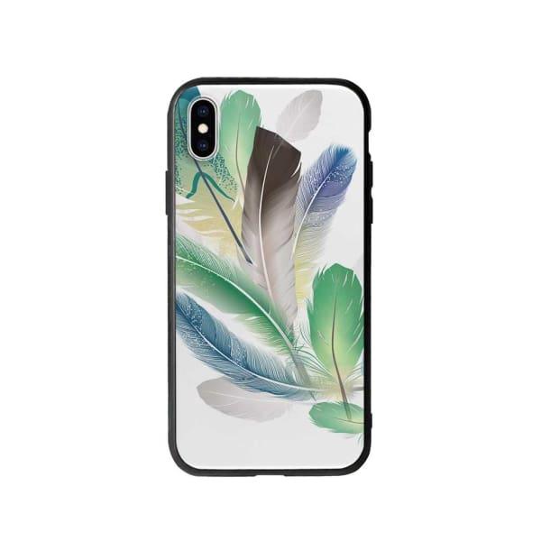 Coque Pour iPhone XS Max Plumes - Coque Wiqeo 10€-15€, Estelle Adam, Illustration, iPhone XS Max Wiqeo, Déstockeur de Coques Pour iPhone