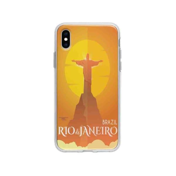 Coque Pour iPhone XS Max Rio de Janeiro - Coque Wiqeo 10€-15€, Estelle Adam, Illustration, iPhone XS Max, Voyage Wiqeo, Déstockeur de Coques Pour iPhone