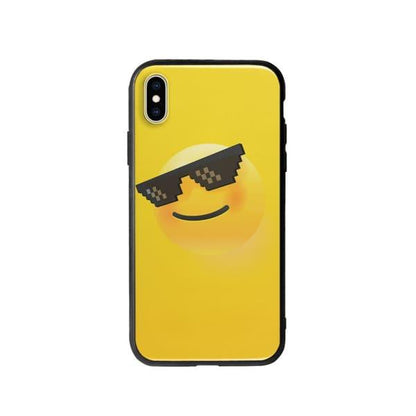 Coque Pour iPhone XS Max Smiley Lunettes - Coque Wiqeo 10€-15€, Estelle Adam, Illustration, iPhone XS Max Wiqeo, Déstockeur de Coques Pour iPhone