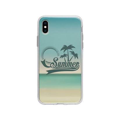 Coque Pour iPhone XS Max Summer - Coque Wiqeo 10€-15€, Estelle Adam, iPhone XS Max, Motif Wiqeo, Déstockeur de Coques Pour iPhone