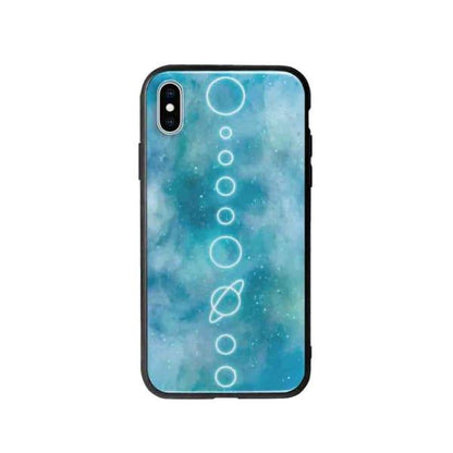 Coque Pour iPhone XS Max Système Solaire Néon - Coque Wiqeo 10€-15€, Estelle Adam, Illustration, iPhone XS Max, Motif Wiqeo, Déstockeur de Coques Pour iPhone