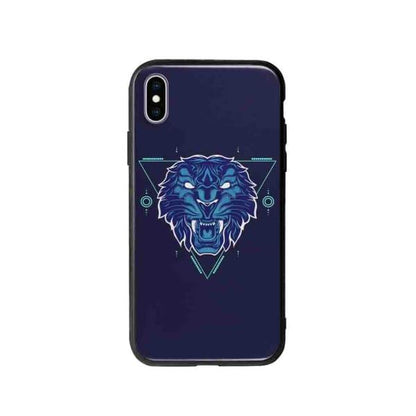 Coque Pour iPhone XS Max Tigre Géométrique - Coque Wiqeo 10€-15€, Estelle Adam, Illustration, iPhone XS Max, Motif Wiqeo, Déstockeur de Coques Pour iPhone