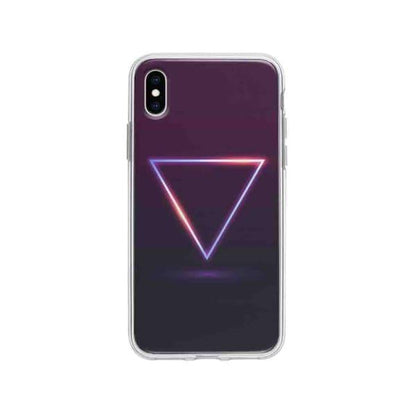 Coque Pour iPhone XS Max Triangle Néon - Coque Wiqeo 10€-15€, Estelle Adam, Illustration, iPhone XS Max, Motif Wiqeo, Déstockeur de Coques Pour iPhone