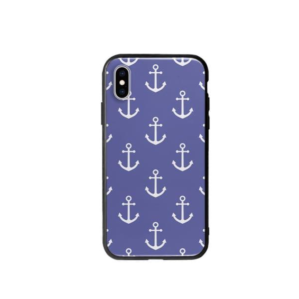 Coque Pour iPhone XS Motif Ancres - Coque Wiqeo 10€-15€, Estelle Adam, iPhone XS, Motif Wiqeo, Déstockeur de Coques Pour iPhone