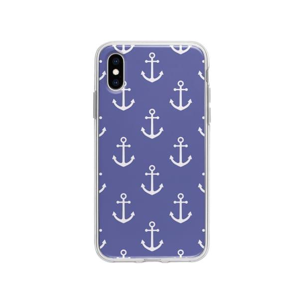 Coque Pour iPhone XS Motif Ancres - Coque Wiqeo 10€-15€, Estelle Adam, iPhone XS, Motif Wiqeo, Déstockeur de Coques Pour iPhone