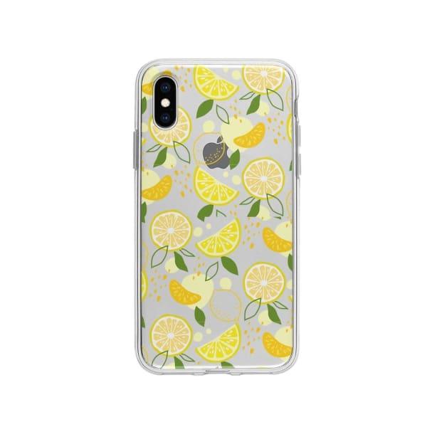 Coque Pour iPhone XS Motif Citron - Coque Wiqeo 10€-15€, Estelle Adam, Illustration, iPhone XS, Motif Wiqeo, Déstockeur de Coques Pour iPhone