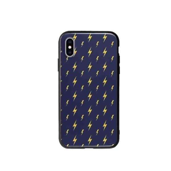 Coque Pour iPhone XS Motif Éclair - Coque Wiqeo 10€-15€, Estelle Adam, iPhone XS, Motif Wiqeo, Déstockeur de Coques Pour iPhone