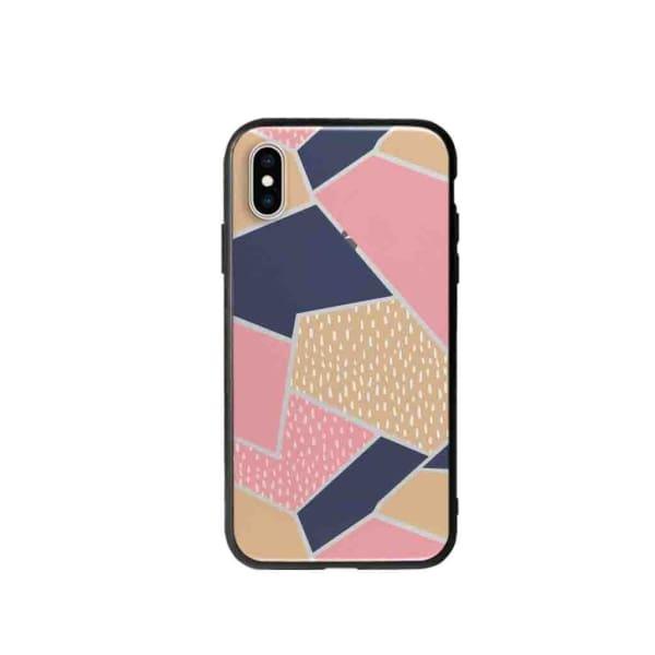 Coque Pour iPhone XS Motif Géométrique - Coque Wiqeo 10€-15€, Estelle Adam, iPhone XS, Motif Wiqeo, Déstockeur de Coques Pour iPhone