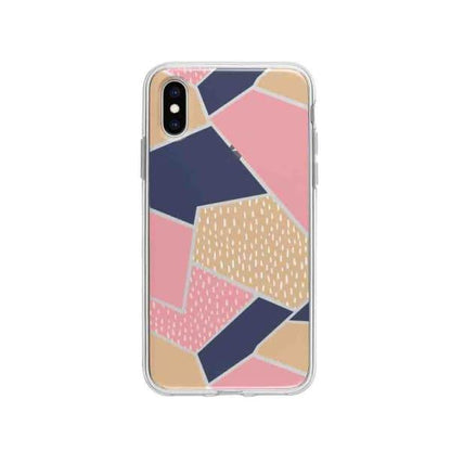 Coque Pour iPhone XS Motif Géométrique - Coque Wiqeo 10€-15€, Estelle Adam, iPhone XS, Motif Wiqeo, Déstockeur de Coques Pour iPhone