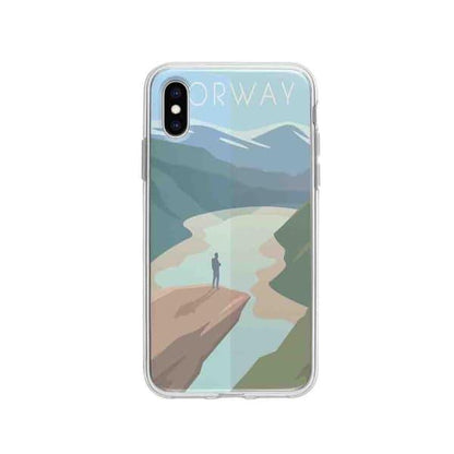 Coque Pour iPhone XS Norvège - Coque Wiqeo 10€-15€, Illustration, iPhone XS, Robert Guillory, Voyage Wiqeo, Déstockeur de Coques Pour iPhone