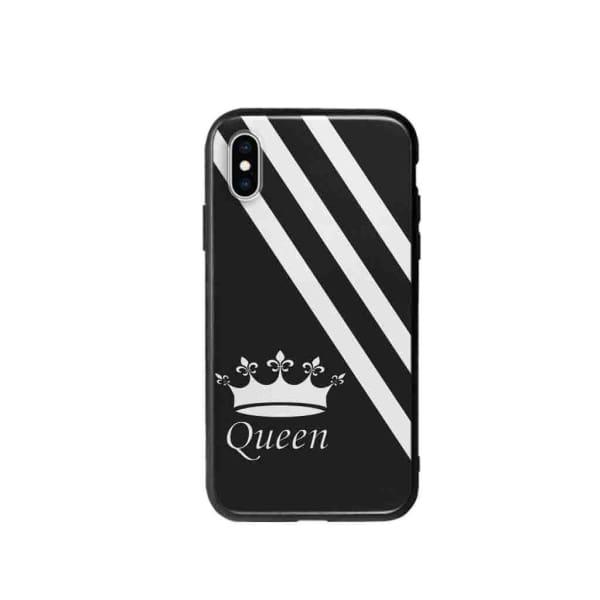 Coque Pour iPhone XS Queen - Coque Wiqeo 10€-15€, Estelle Adam, iPhone XS, Motif Wiqeo, Déstockeur de Coques Pour iPhone