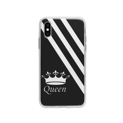 Coque Pour iPhone XS Queen - Coque Wiqeo 10€-15€, Estelle Adam, iPhone XS, Motif Wiqeo, Déstockeur de Coques Pour iPhone