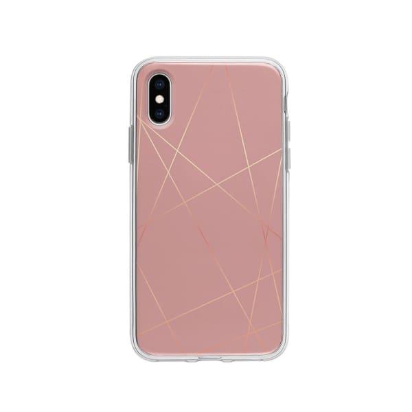 Coque Pour iPhone XS Rose Hollywood - Coque Wiqeo 10€-15€, Estelle Adam, iPhone XS, Motif Wiqeo, Déstockeur de Coques Pour iPhone