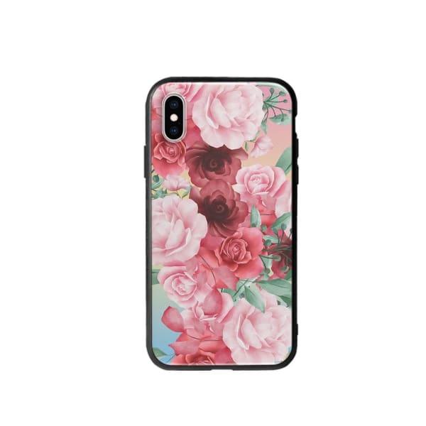 Coque Pour iPhone XS Roses Fleuries - Coque Wiqeo 10€-15€, Albert Dupont, Fleur, iPhone XS Wiqeo, Déstockeur de Coques Pour iPhone