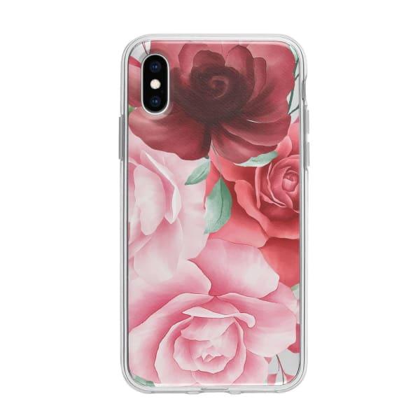 Coque Pour iPhone XS Roses - Coque Wiqeo 10€-15€, Albert Dupont, Fleur, iPhone XS Wiqeo, Déstockeur de Coques Pour iPhone