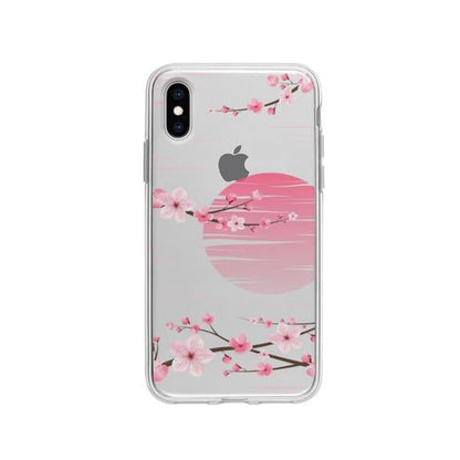 Coque Pour iPhone XS Sakura Blanc - Coque Wiqeo 10€-15€, Albert Dupont, Fleur, iPhone XS Wiqeo, Déstockeur de Coques Pour iPhone