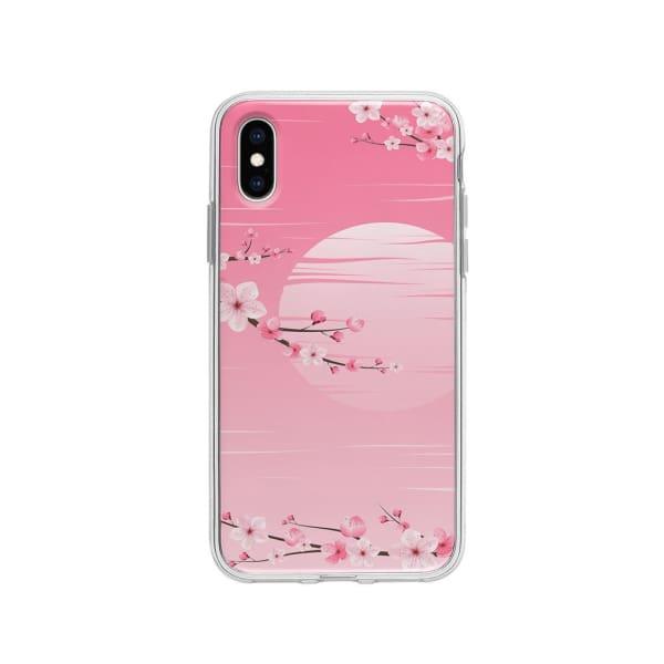 Coque Pour iPhone XS Sakura - Coque Wiqeo 10€-15€, Albert Dupont, Fleur, iPhone XS Wiqeo, Déstockeur de Coques Pour iPhone