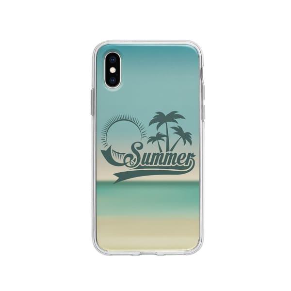 Coque Pour iPhone XS Summer - Coque Wiqeo 10€-15€, Estelle Adam, iPhone XS, Motif Wiqeo, Déstockeur de Coques Pour iPhone