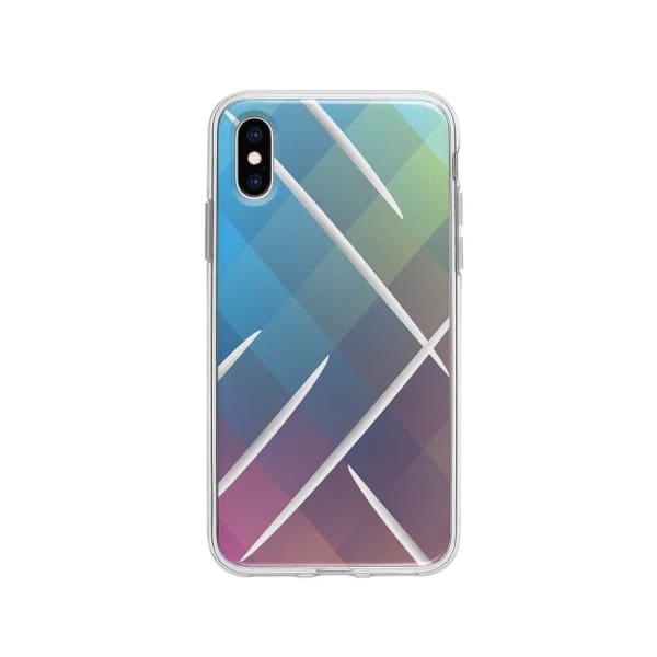 Coque Pour iPhone XS Teintes Abstraites - Coque Wiqeo 10€-15€, Estelle Adam, iPhone XS, Motif Wiqeo, Déstockeur de Coques Pour iPhone