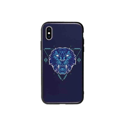 Coque Pour iPhone XS Tigre Géométrique - Coque Wiqeo 10€-15€, Estelle Adam, Illustration, iPhone XS, Motif Wiqeo, Déstockeur de Coques Pour iPhone