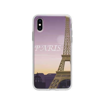 Coque Pour iPhone XS Tour Eiffel - Coque Wiqeo 10€-15€, iPhone XS, Robert Guillory, Voyage Wiqeo, Déstockeur de Coques Pour iPhone