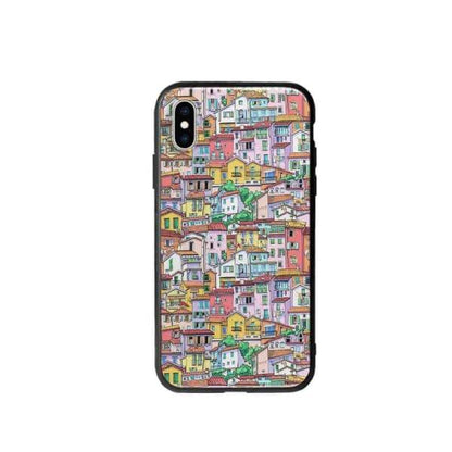 Coque Pour iPhone XS Ville - Coque Wiqeo 10€-15€, Estelle Adam, Illustration, iPhone XS Wiqeo, Déstockeur de Coques Pour iPhone