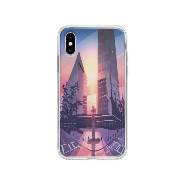 Coque Pour iPhone XS Vue Graphique - Coque Wiqeo 10€-15€, Estelle Adam, Illustration, iPhone XS, Voyage Wiqeo, Déstockeur de Coques Pour iPhone